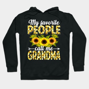 My favorite people call me grandma sunflower Hoodie